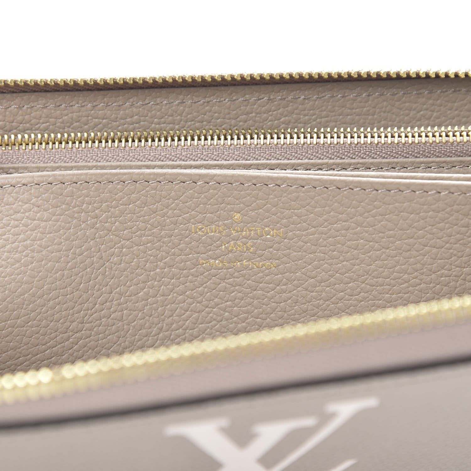 Louis Vuitton Empreinte Monogram Giant Zippy Wallet Tourterelle Creme 6 of 7