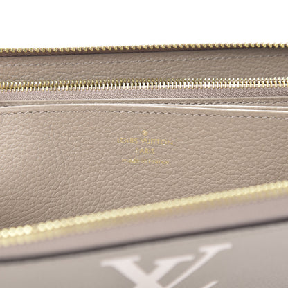Louis Vuitton Empreinte Monogram Giant Zippy Wallet Tourterelle Creme 6 of 7