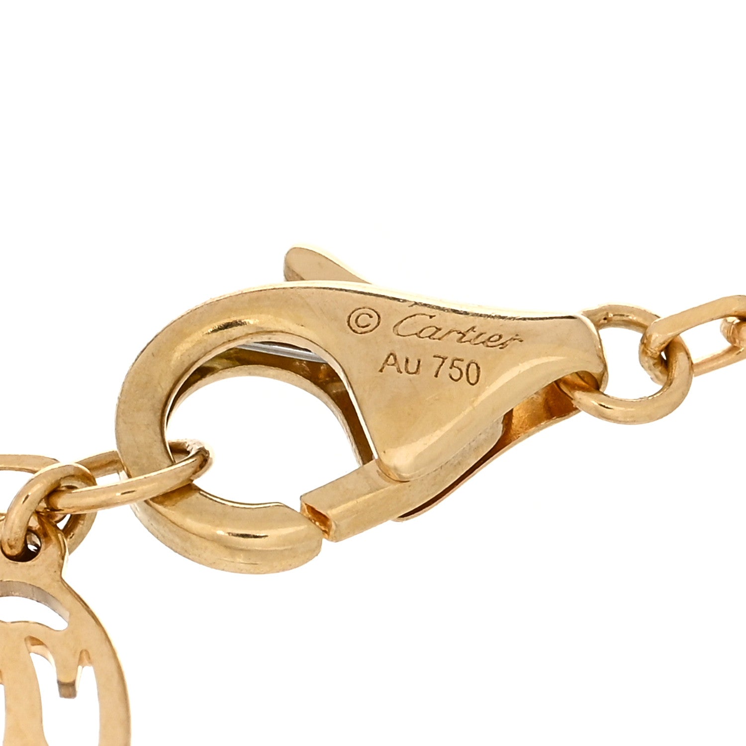 Cartier 18K Yellow Gold Diamond D'Amour Bracelet 3 of 3