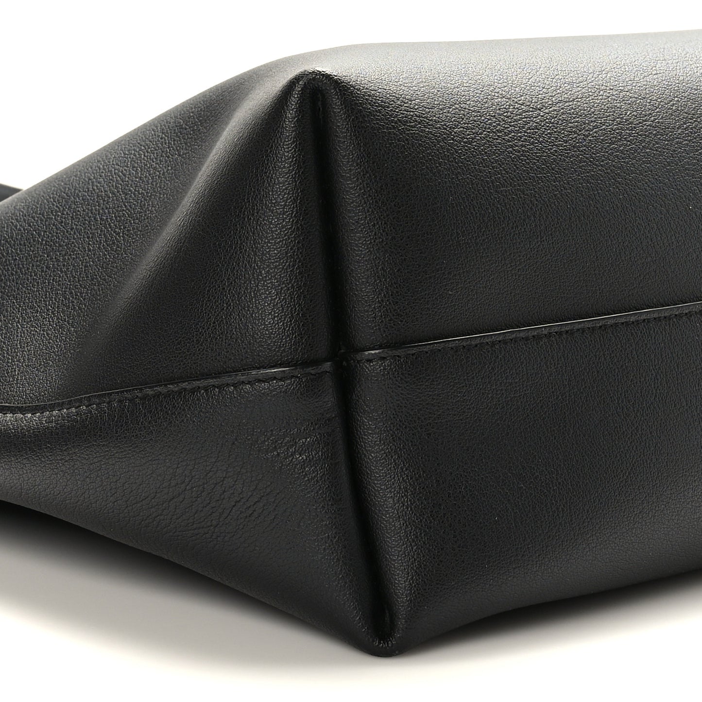 Calfskin Large Shopping Tote Black