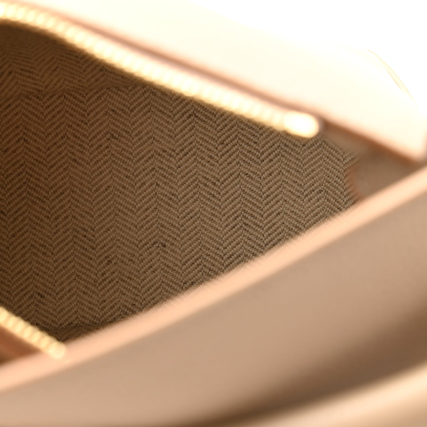 Calfskin Mini Puzzle Edge Bag Sand