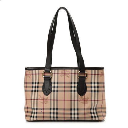 Burberry Haymarket Check Medium Regent Tote Chocolate 1 of 11