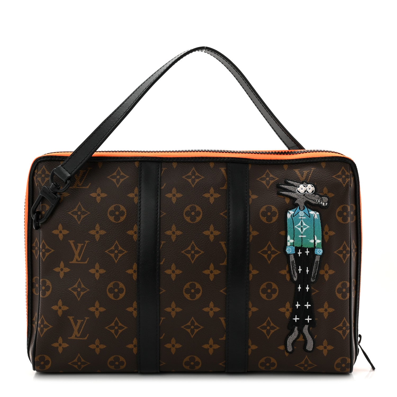 Louis Vuitton Monogram Embroidered Cartoon LV Friends Keepall Pouch 5 of 31
