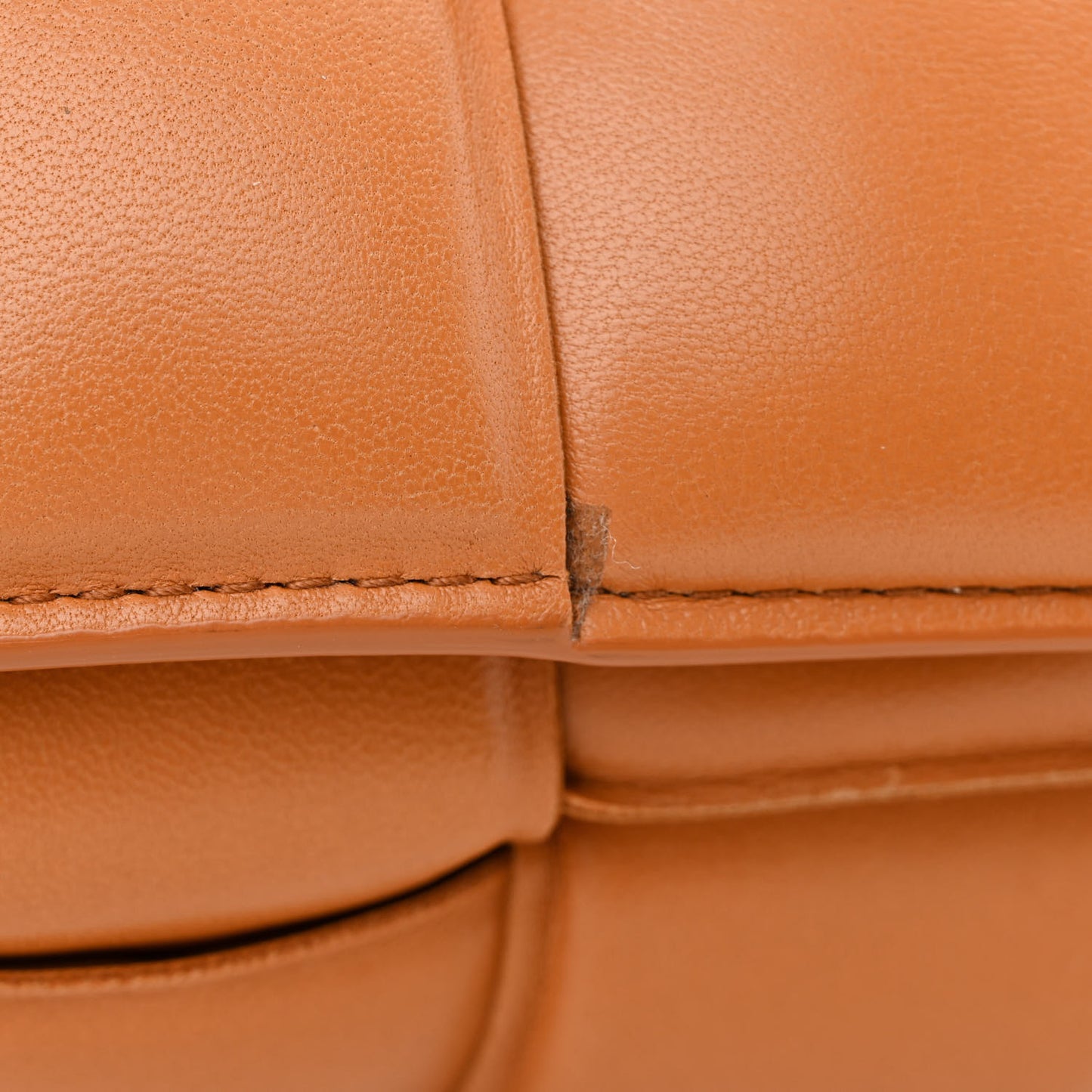 Nappa Maxi Intreccio Padded Cassette Crossbody Bag Clay