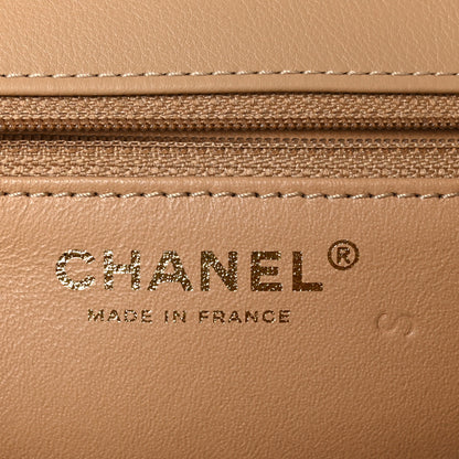 Chanel Calfskin Quilted Chevron In The City Bag Beige 6 of 10