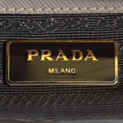 Prada Saffiano Lux Small Tote Argilla 7 of 11