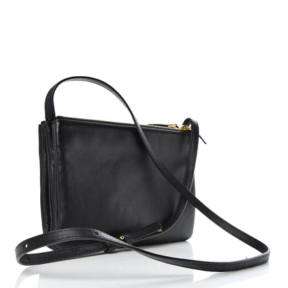 Celine Lambskin Small Trio Crossbody Bag Black 3 of 10