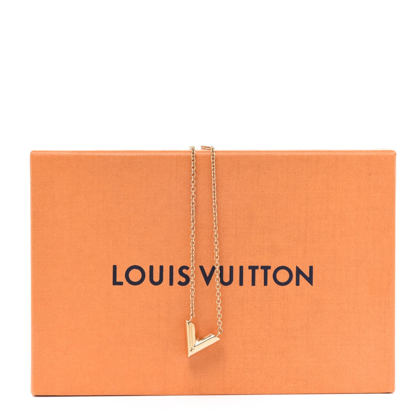 Essential V Necklace Gold