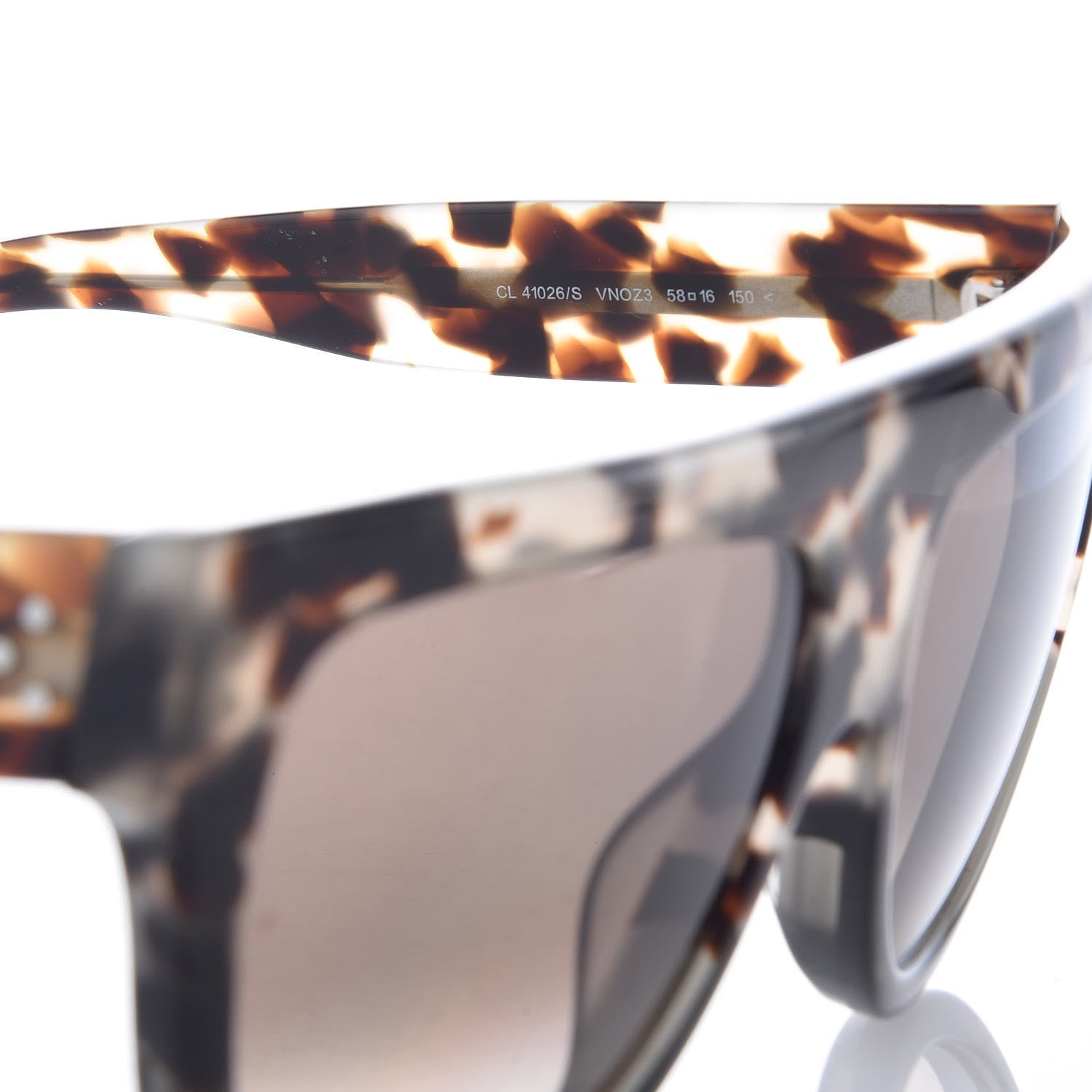 Celine Shadow Sunglasses CL 41026/S Havana Grey 5 of 6