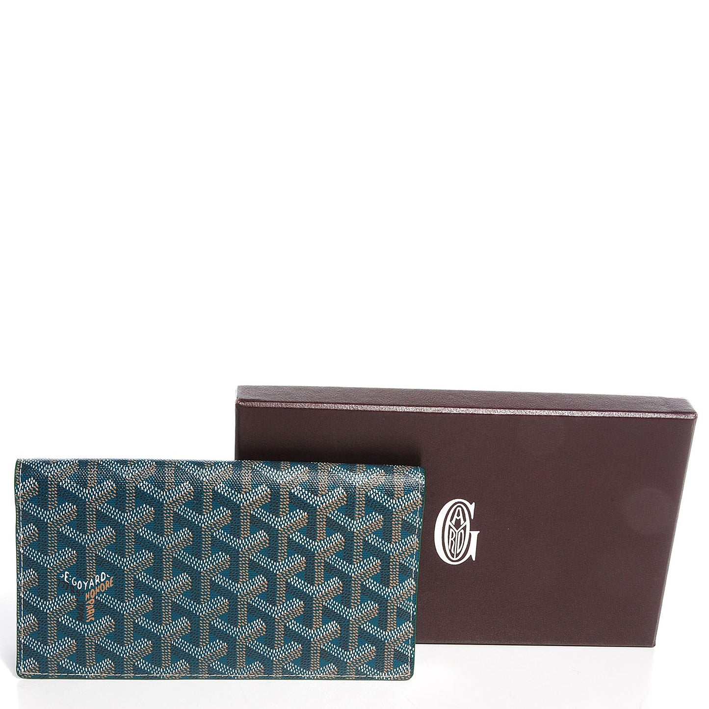 Goyardine Long Bi-Fold Wallet Green