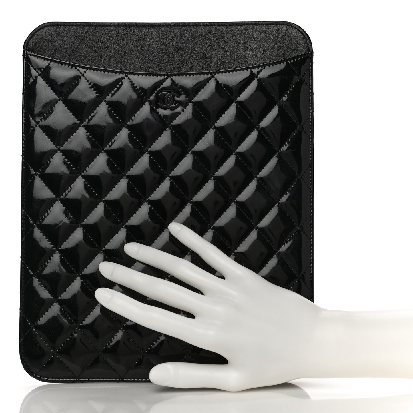 Patent Quilted iPad Case Black