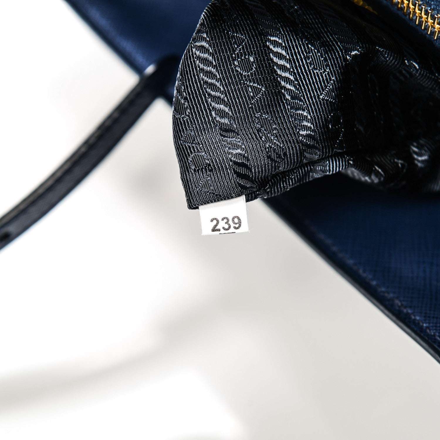 Prada Saffiano Lux Medium Tote Bluette 7 of 9