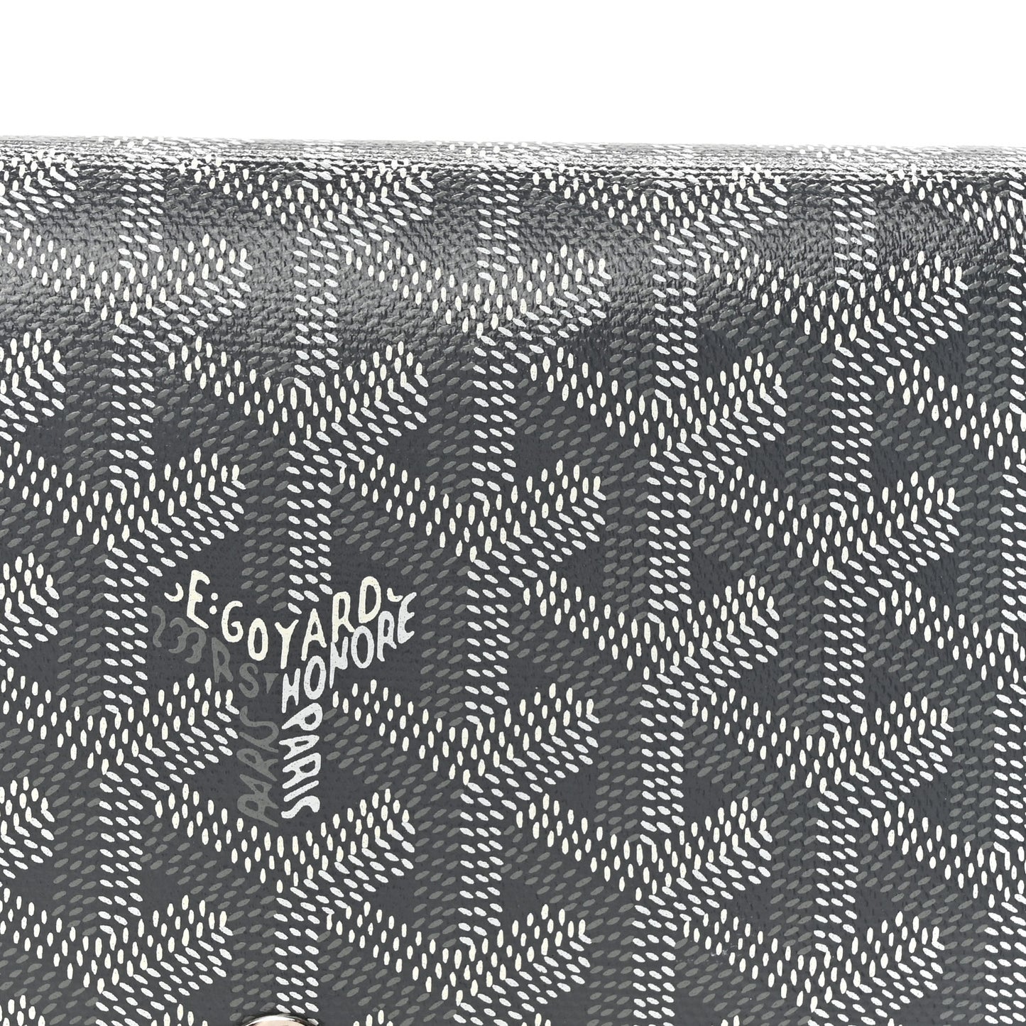 Goyardine Plumet Wallet Clutch Grey