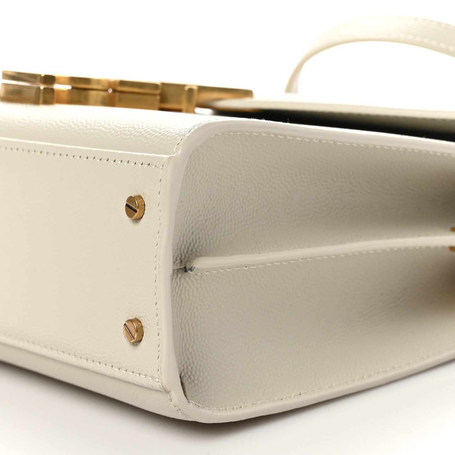 Grain de Poudre Mini Classic Monogram Cassandra Top Handle Vintage White