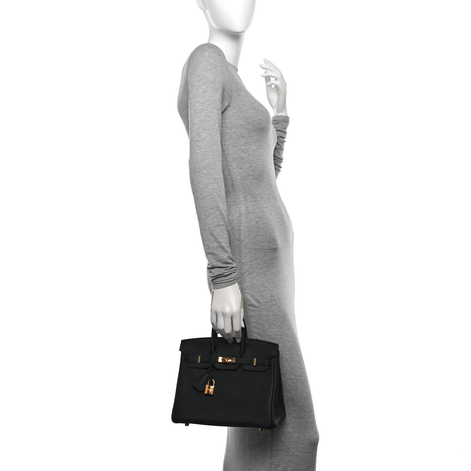 Hermes Togo Birkin 25 Black 2 of 15