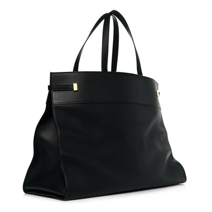 Saint Laurent Calfskin Large Manhattan Shopper Tote Black 3 of 16