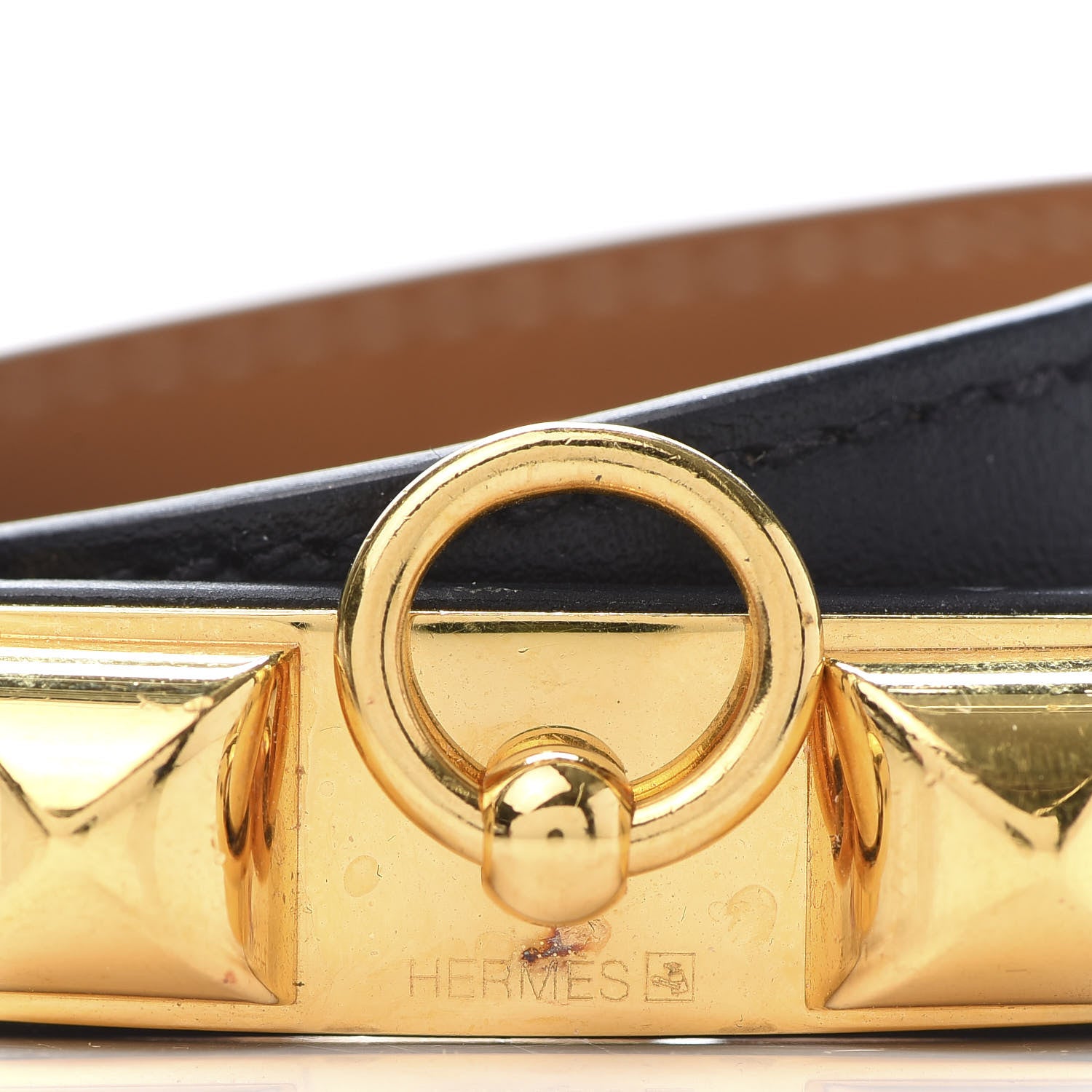 Hermes Box Rivale Double Tour Bracelet S Black 7 of 7