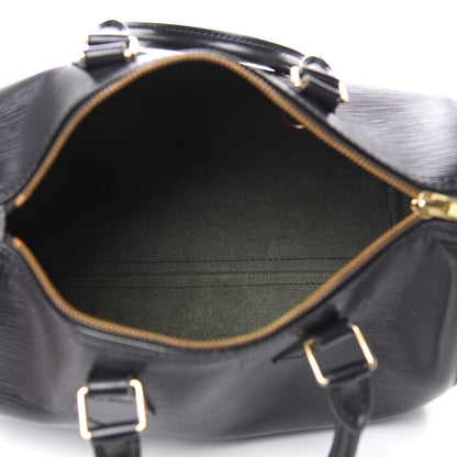 Louis Vuitton Epi Speedy 30 Black 5 of 17