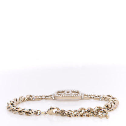 Chanel Crystal Pearl CC Vendome Choker Light Gold 3 of 4