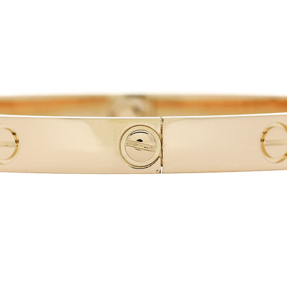 Cartier 18K Yellow Gold LOVE Bracelet 18 5 of 9
