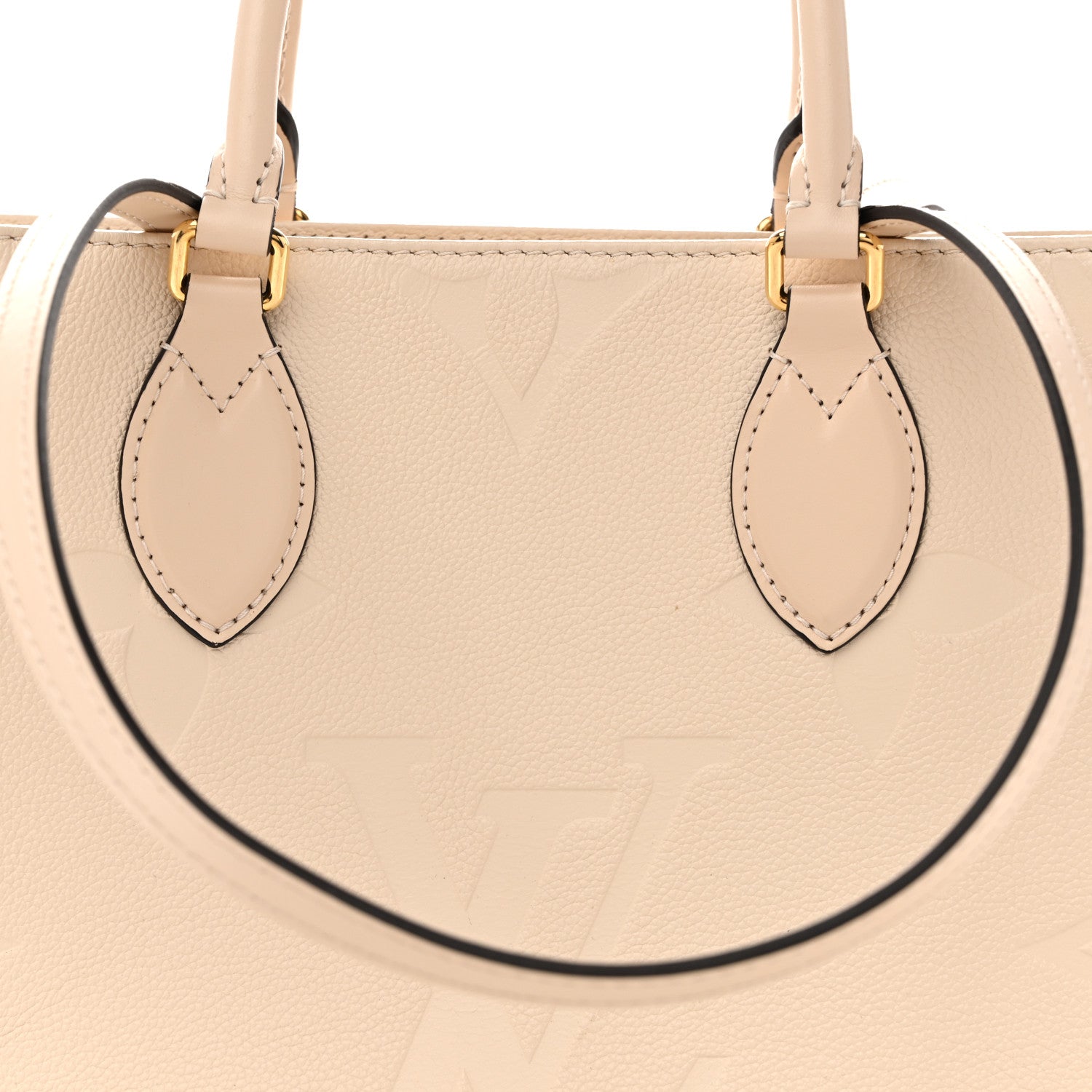 Louis Vuitton Empreinte Monogram Giant Onthego MM Creme 7 of 11