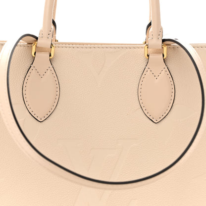 Louis Vuitton Empreinte Monogram Giant Onthego MM Creme 7 of 11