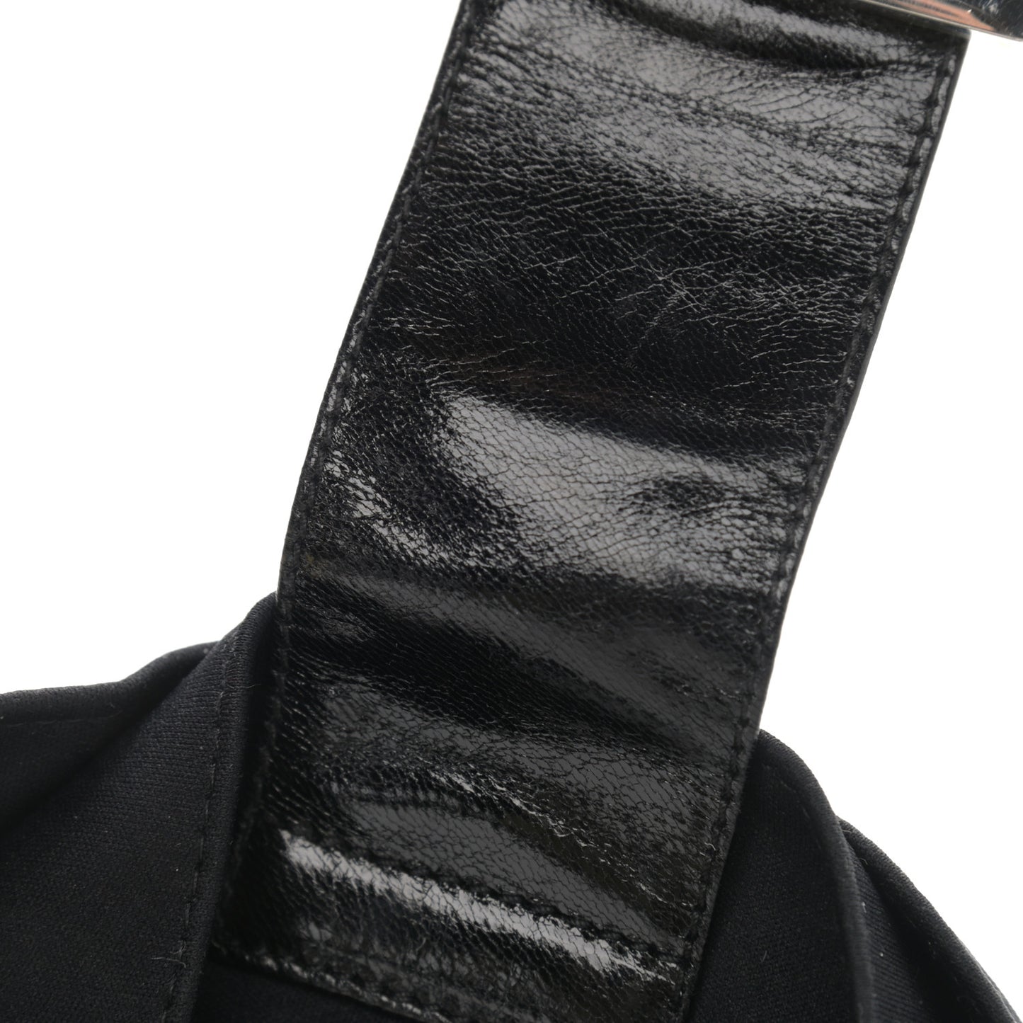 Nylon Baguette Bag Black