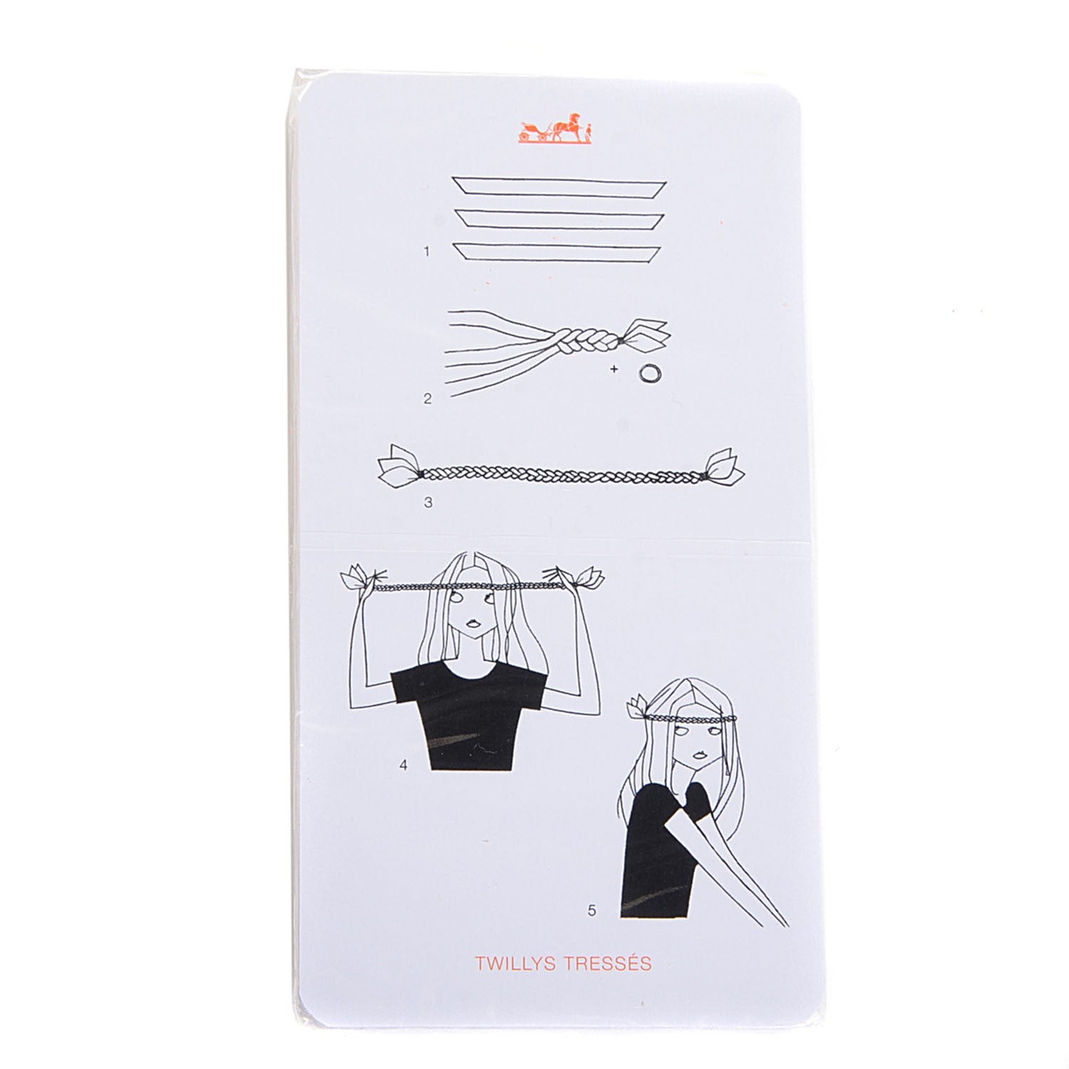 Hermes Knotting Cards Cartes A Nouer Carre Scarf Guide 3 of 4
