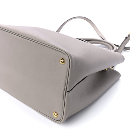 Prada Saffiano Cuir Medium Double Bag Argilla 13 of 13