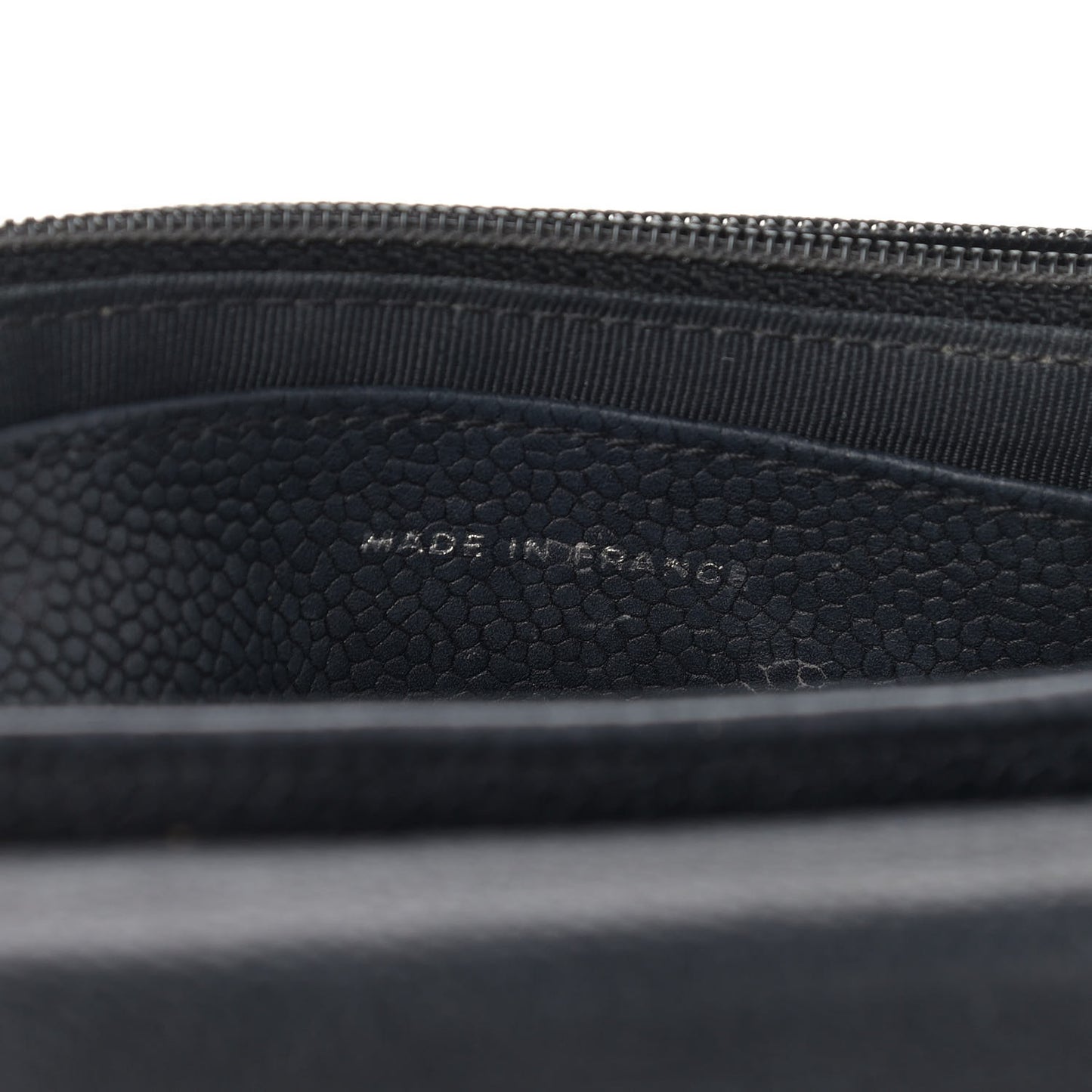 Caviar Half Moon Wallet On Chain WOC Black