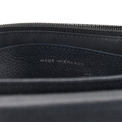 Chanel Caviar Half Moon Wallet On Chain WOC Black 7 of 11