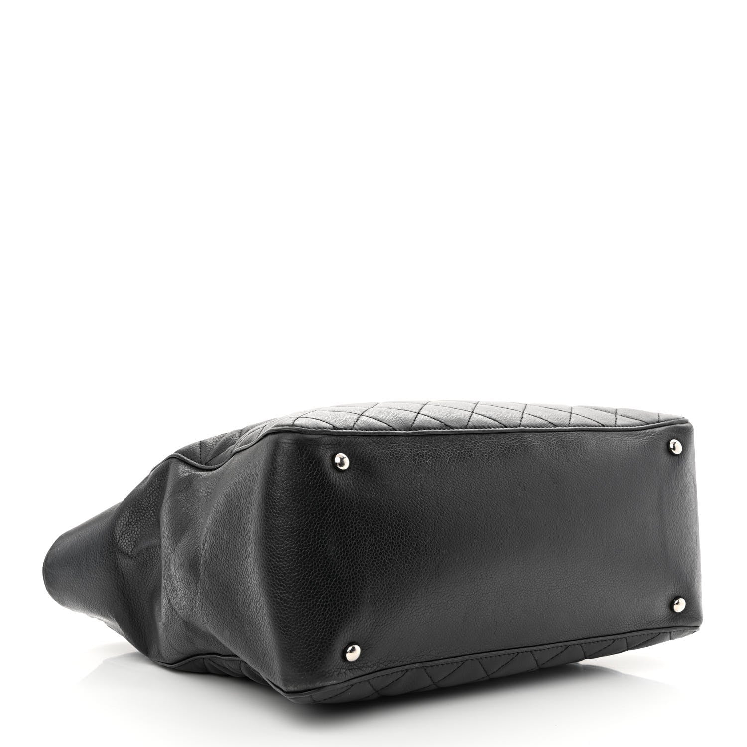 Chanel Caviar Quilted Large CC Box Shopping Tote Black 4 of 24