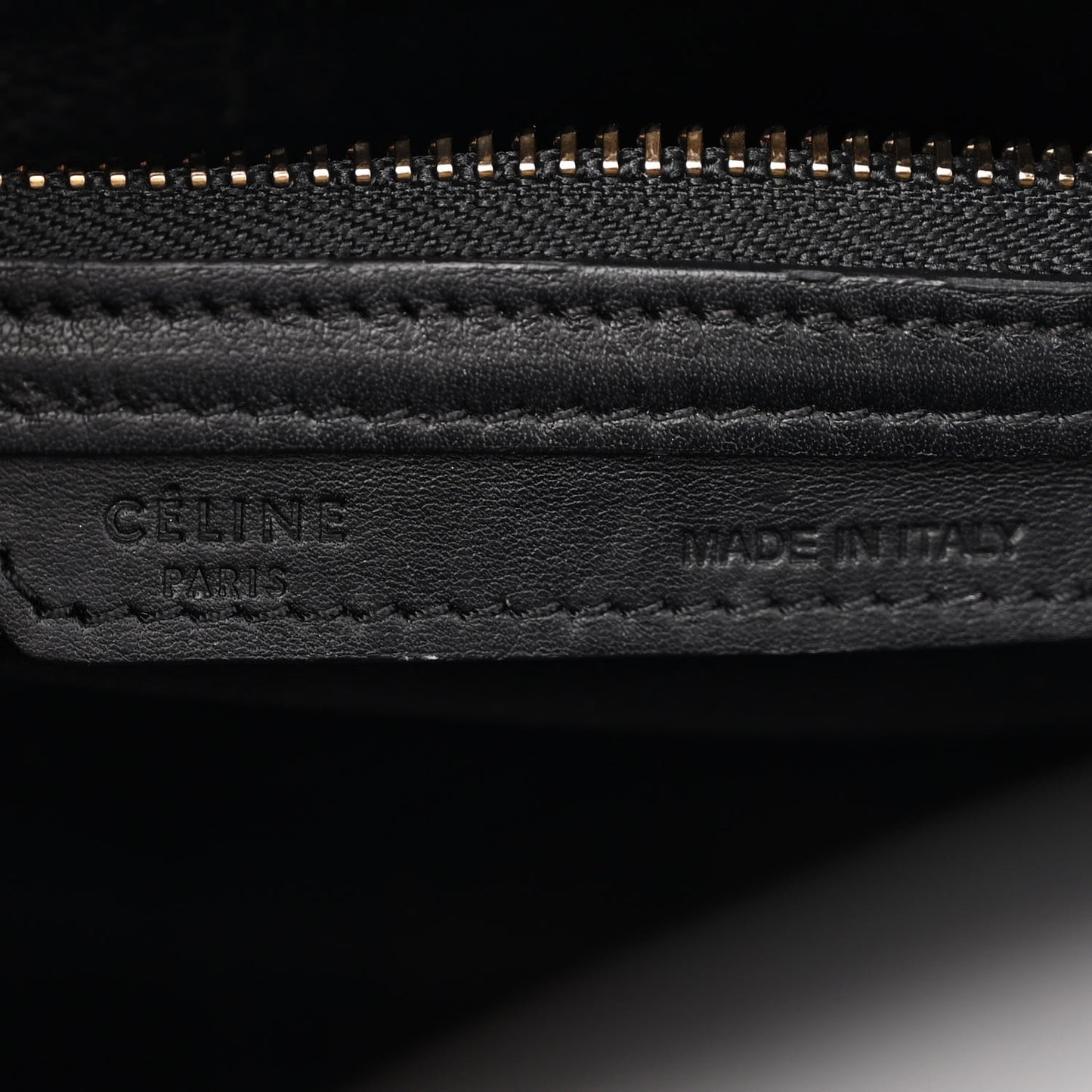 Drummed Calfskin Micro Tri-Color Luggage Indigo