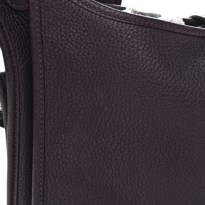 Hermes Taurillon Clemence Evelyne III GM Raisin 12 of 13