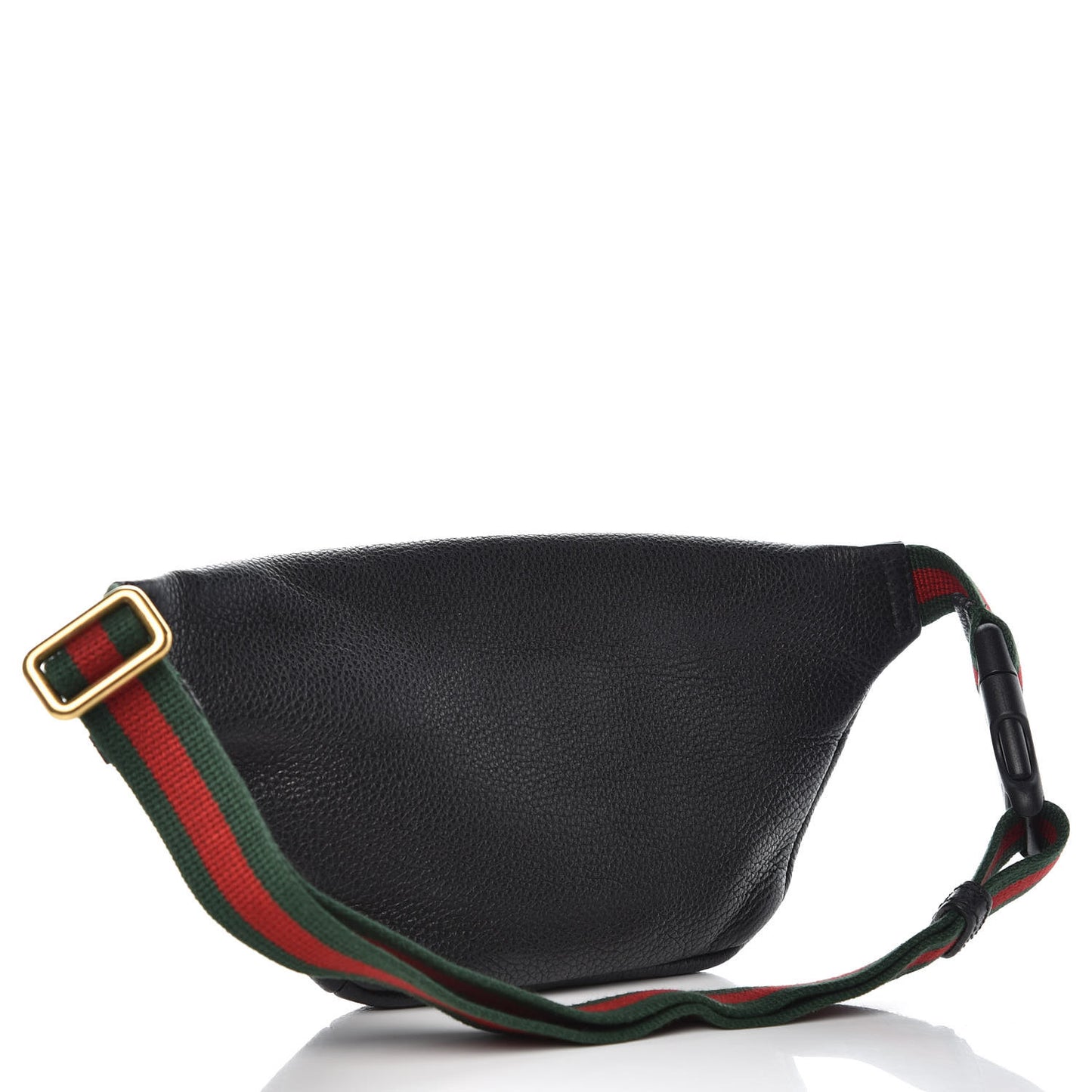 Grained Calfskin Small Logo Belt Bag Black
