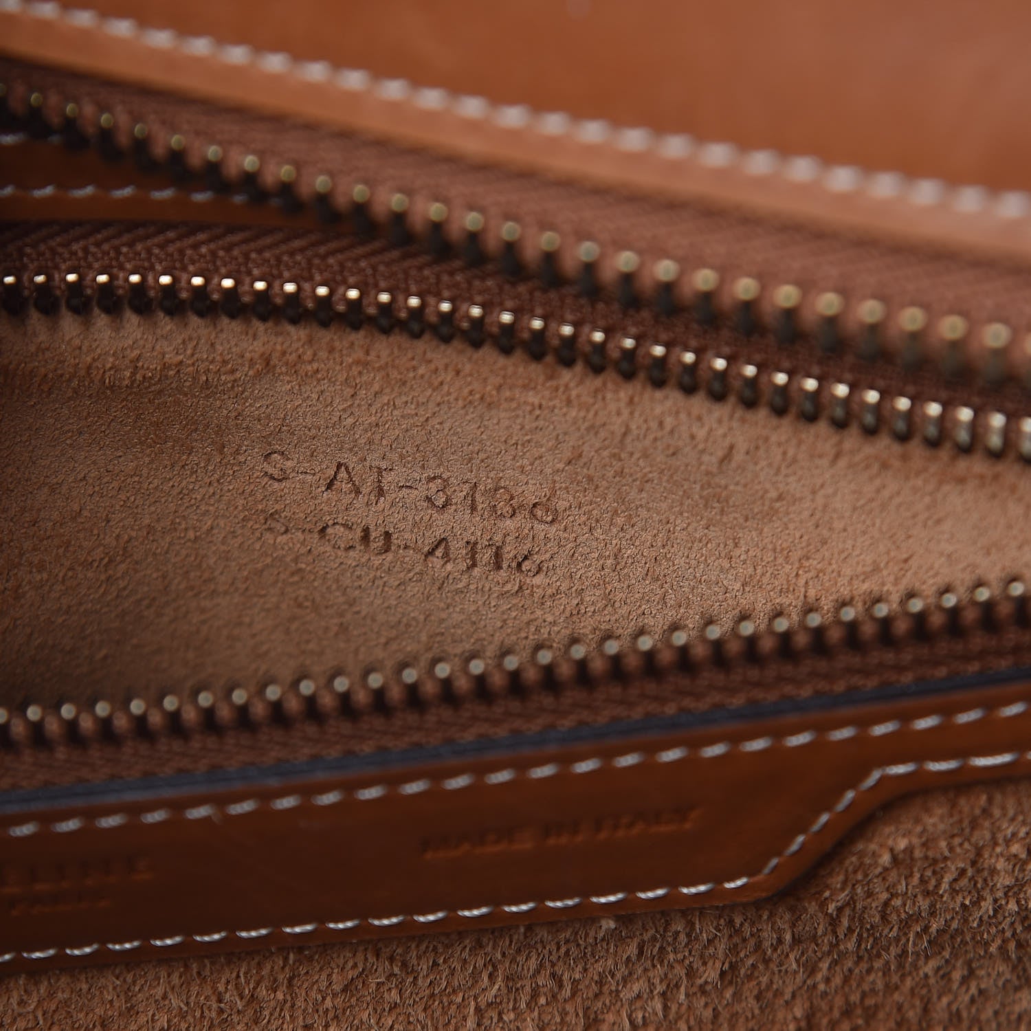 Celine Natural Calfskin Micro Luggage Tan 7 of 11