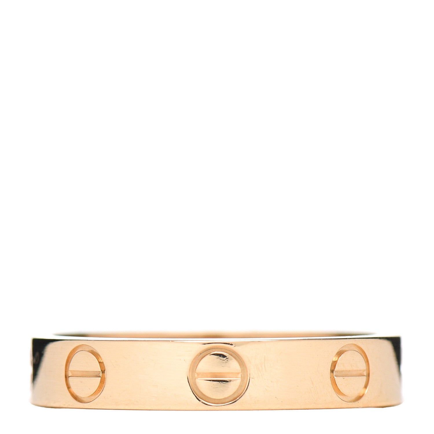 Cartier 18K Yellow Gold 3.5mm LOVE Wedding Band Ring 52 6 1 of 4