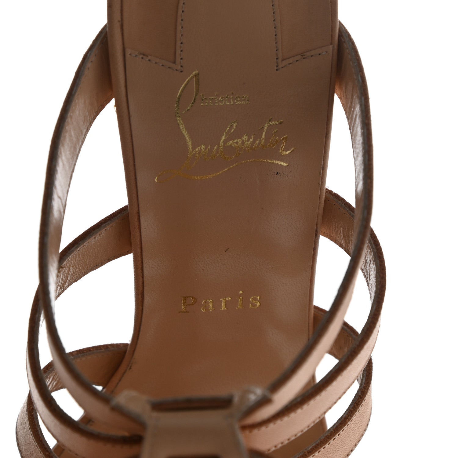 Christian Louboutin Calfskin Neronna 120 Pumps 39 Natural 7 of 7