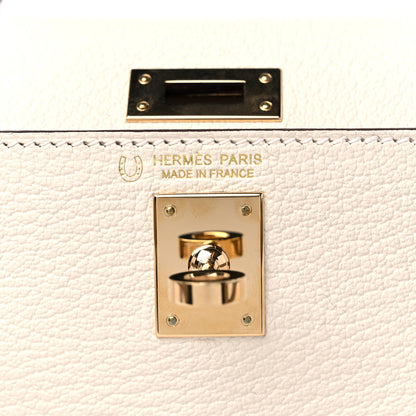 Hermes Chevre Mysore Horseshoe Mini Kelly Sellier 20 Craie Gris Asphalte 5 of 8