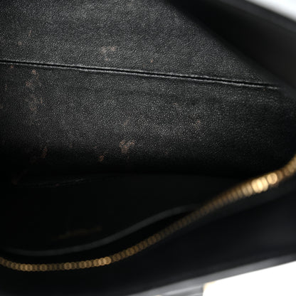 Saint Laurent Calfskin Monogram Baby Cabas Black 11 of 11