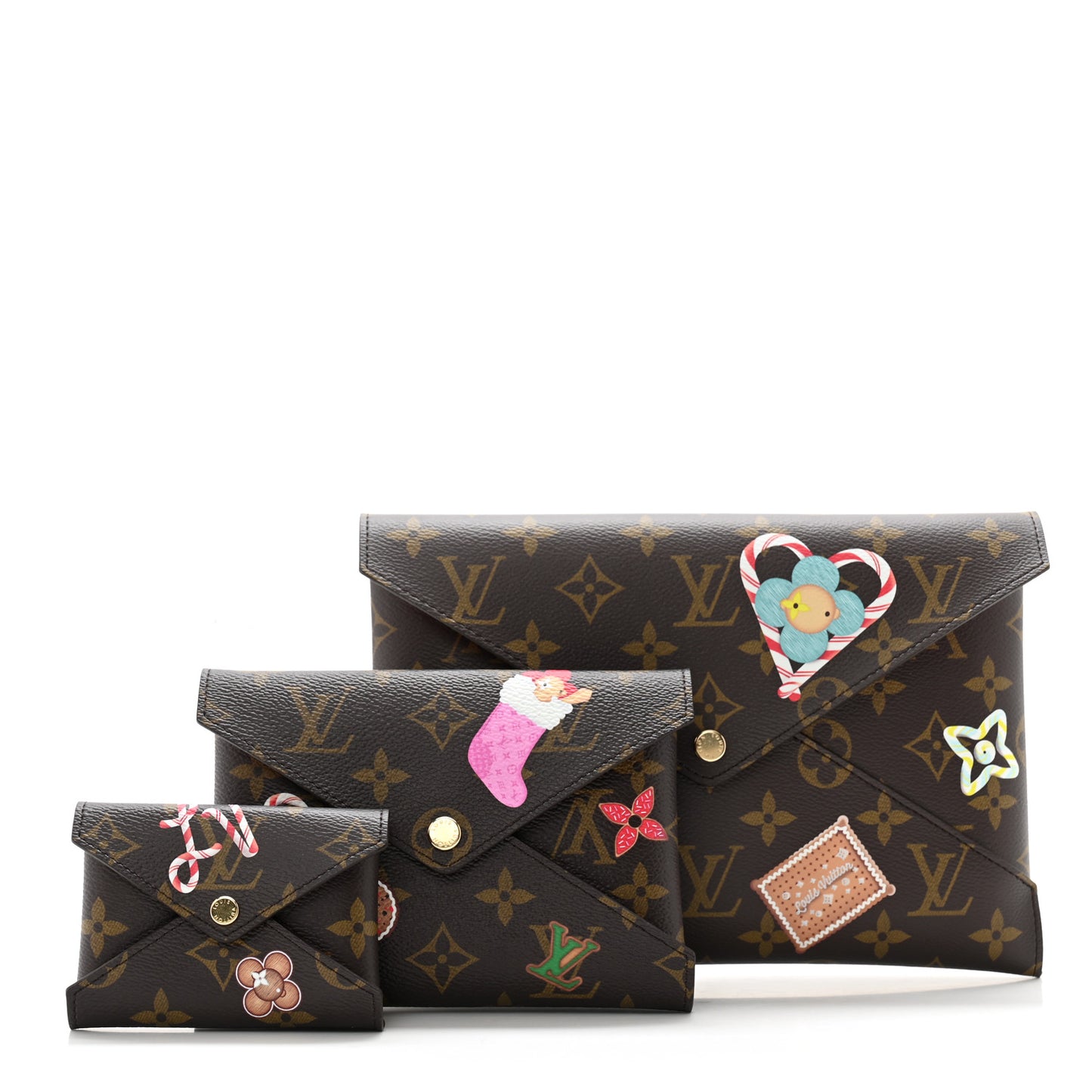 Monogram Candy Factory Kirigami Pochette Set