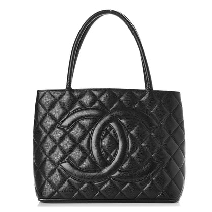 Chanel Caviar Quilted Medallion Tote Black 1 of 12