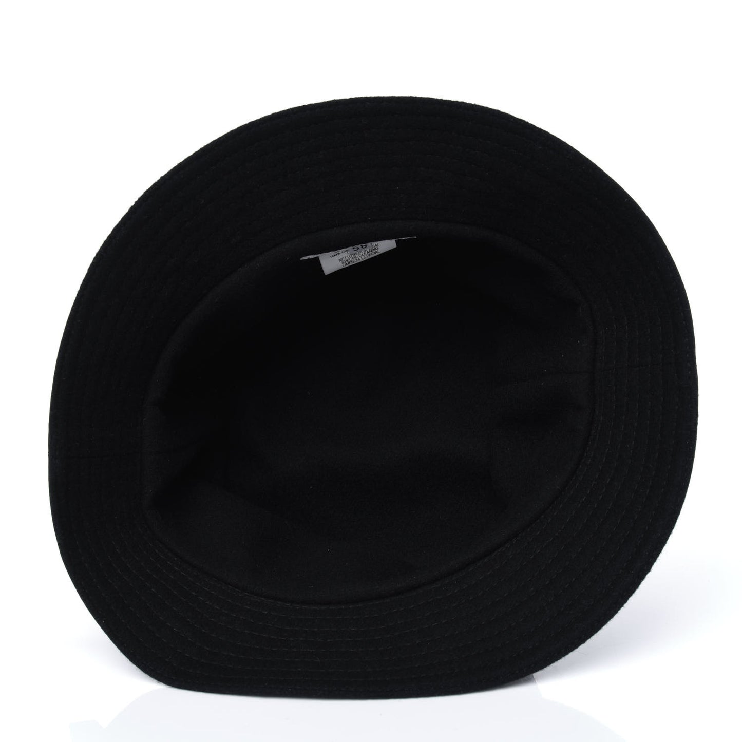 Cotton Bucket Hat 58 Black