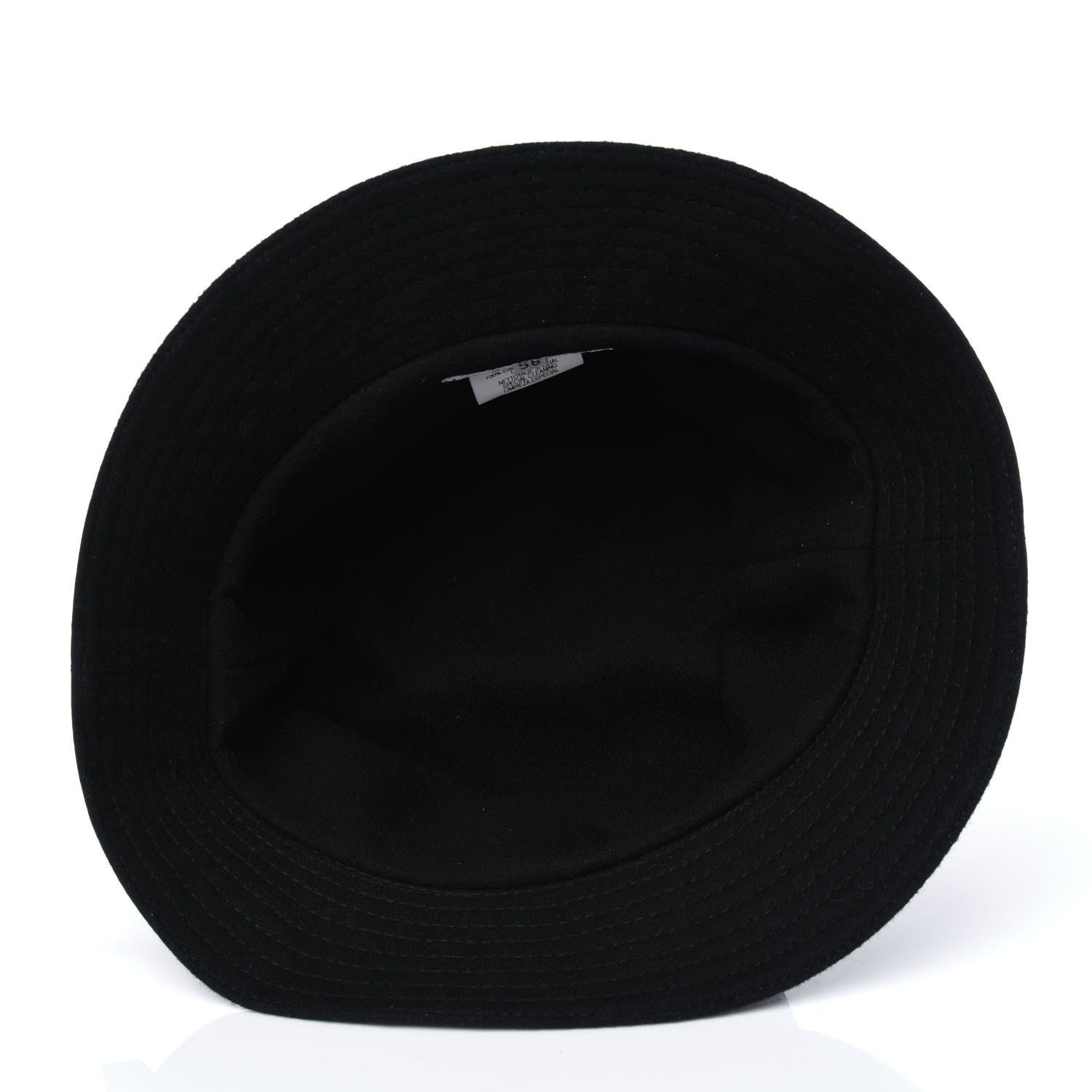 Hermes Cotton Bucket Hat 58 Black 3 of 5