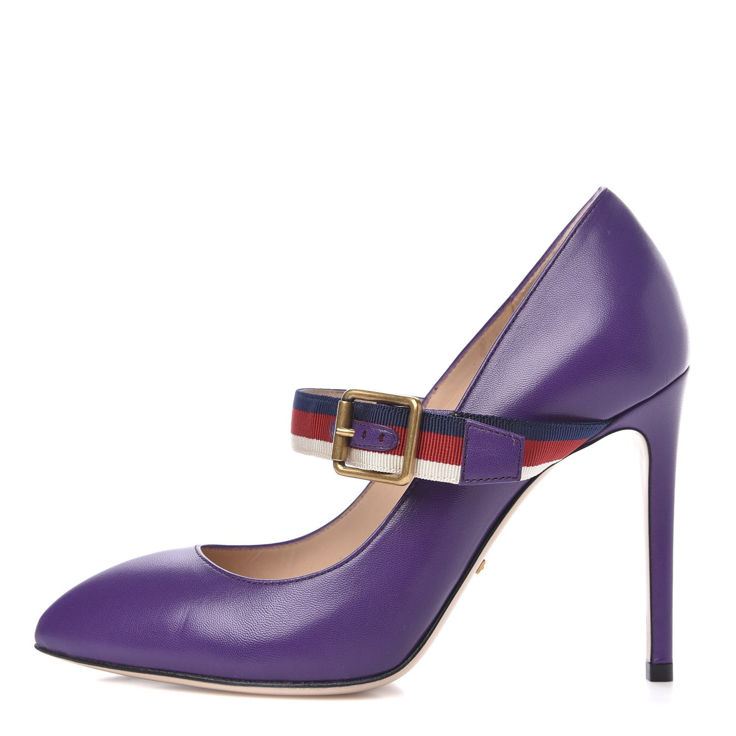 Malaga Kid Sylvie High Heel Pumps 36.5 Shine Purple