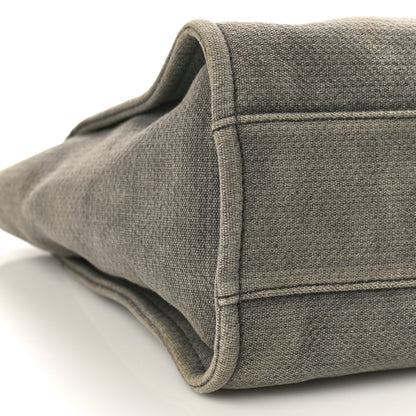 Chanel Canvas Small Deauville Tote Grey 9 of 11