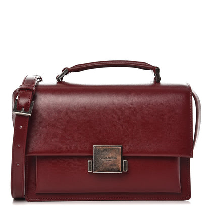 Saint Laurent Calfskin Medium Bellechasse Satchel Burgundy 1 of 8