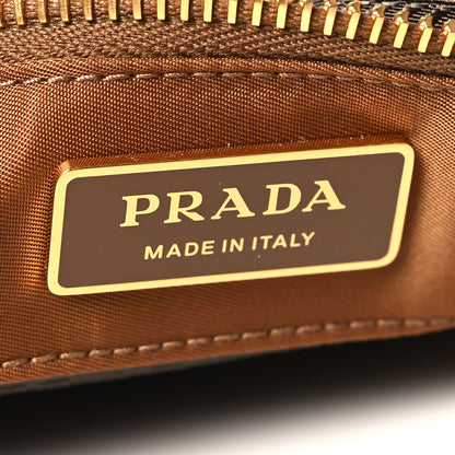 Prada Re-Nylon Triangle Large Mariner Shoulder Bag Brandy 6 of 11