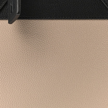 Louis Vuitton Taurillon City Steamer MM Black Beige 7 of 9