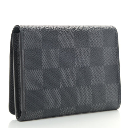 Louis Vuitton Damier Graphite Envelope Business Card Holder 3 of 7